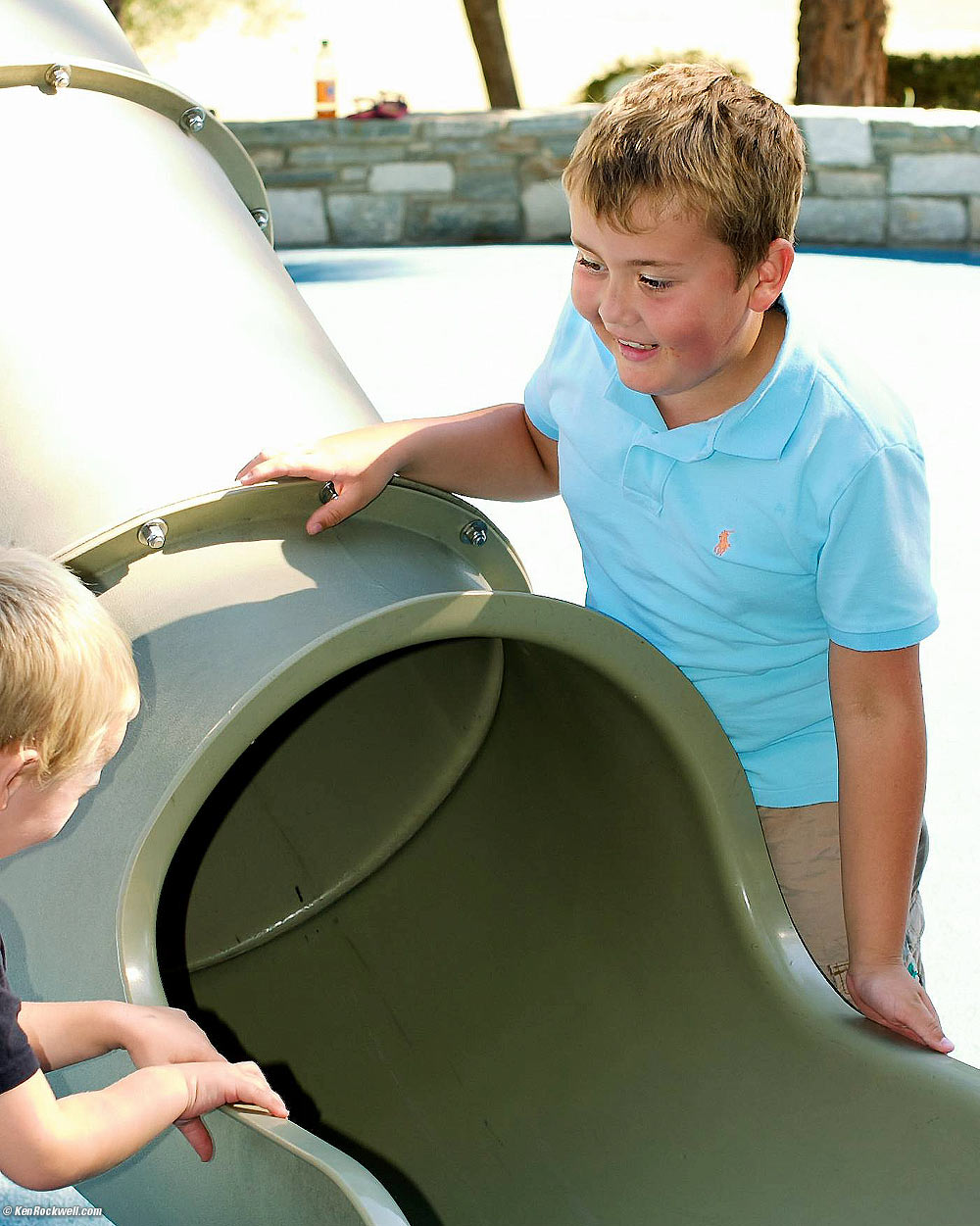 Ryan at the Dinosaur Park. 