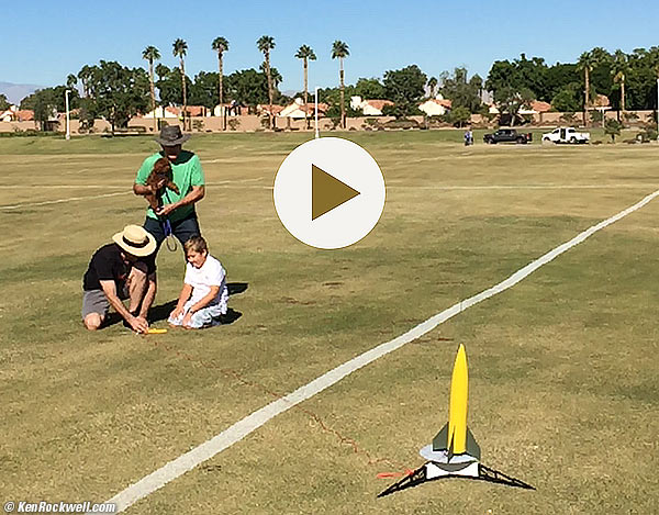 Ryan Launches a Rocket at the Palm Desert Proving Grounds