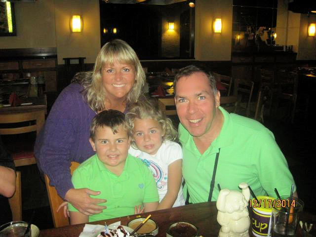 The Rockwell Family at Benihana