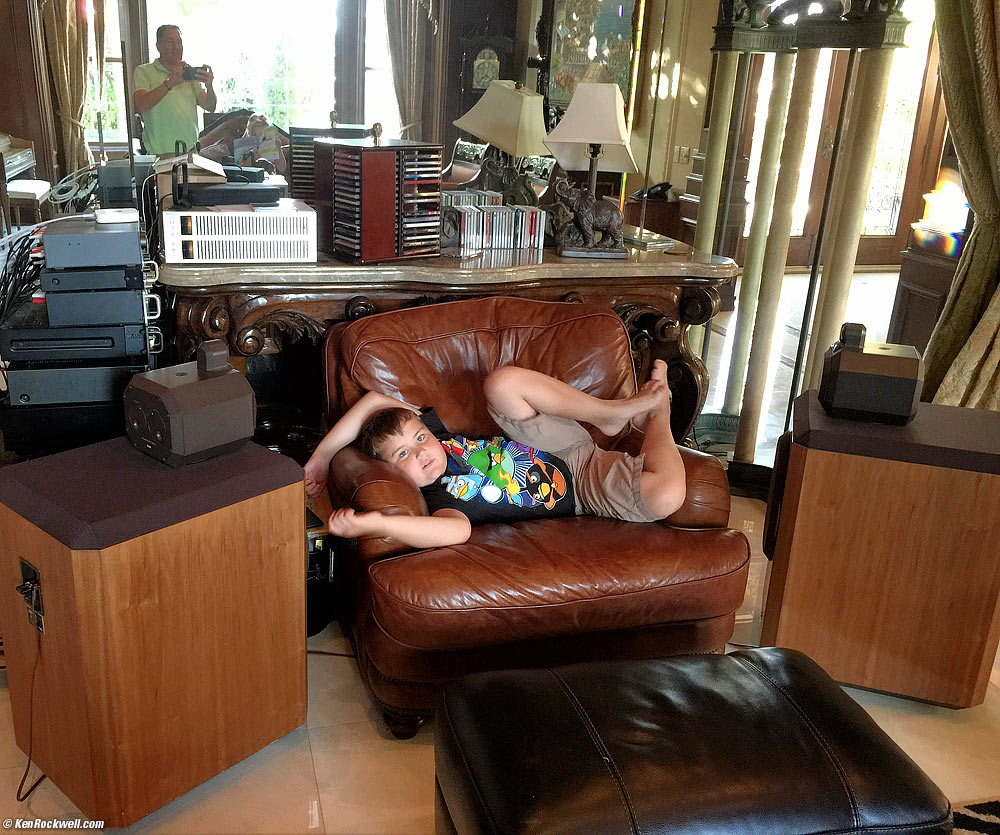 Ryan in Dada's Radio Room