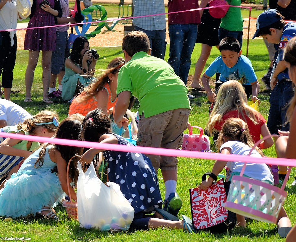 Ryan Easter egg hunting