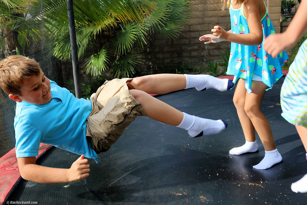 Ryan loves the trampoline