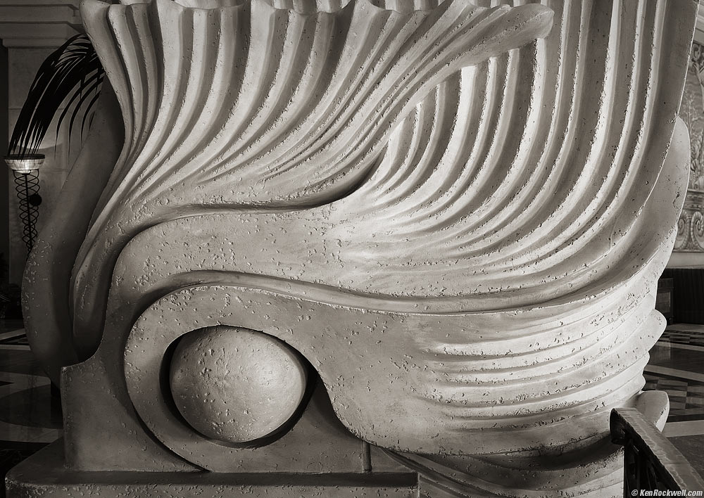 Stone carving, Atlantis, Bahamas