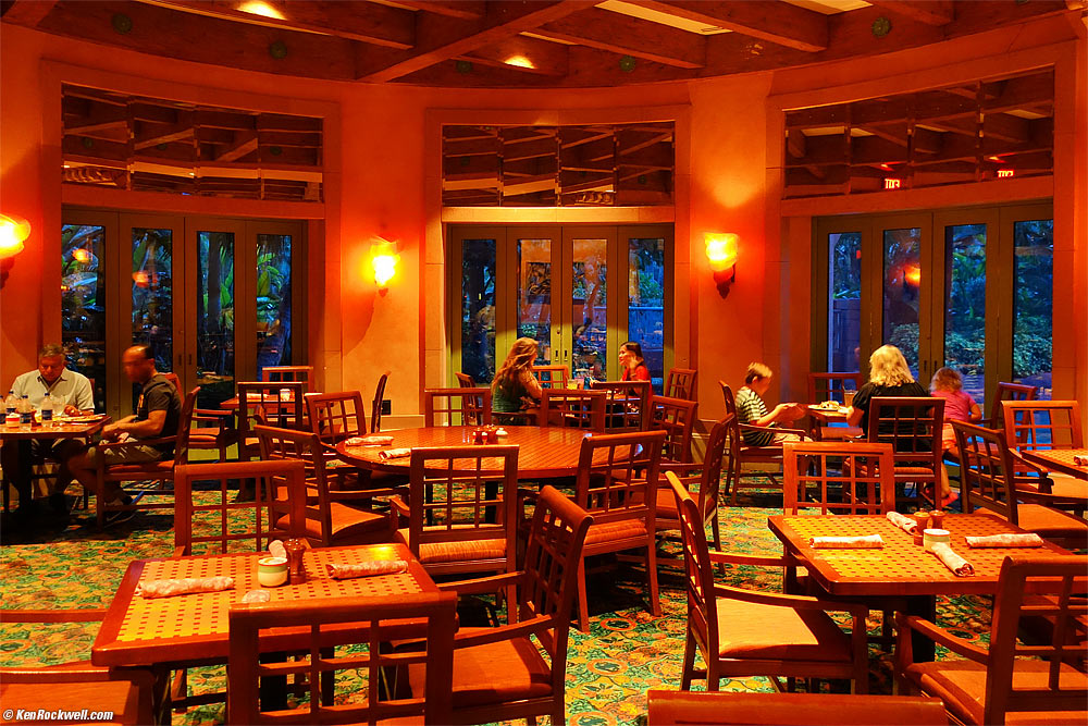 Dinner buffet dining area, Marketplace Buffet, Atlantis, Bahamas