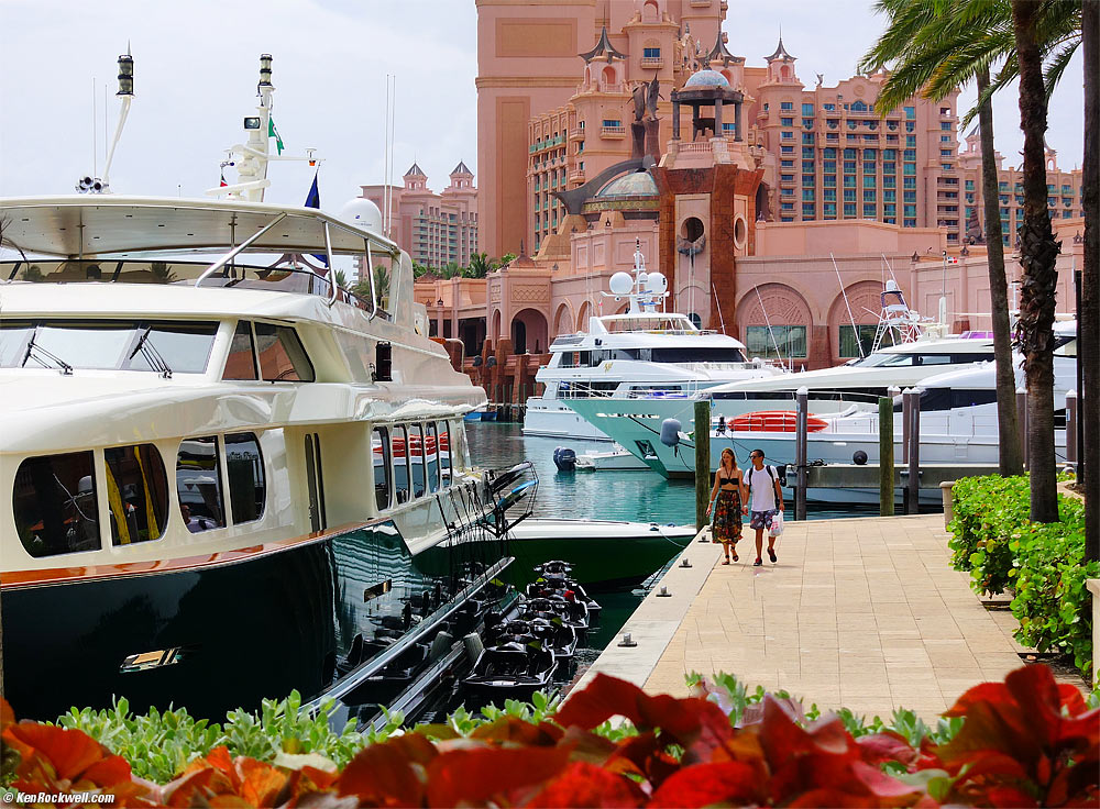 Rich people shopping