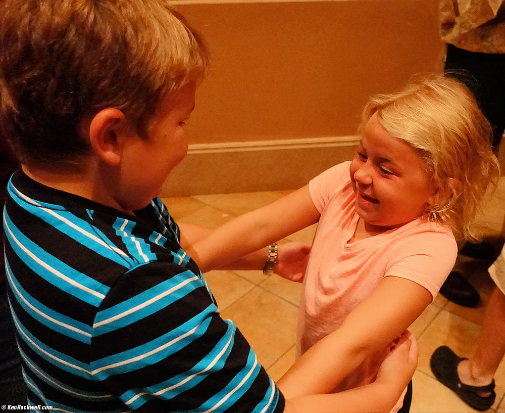 Ryan and Katie playing over-under