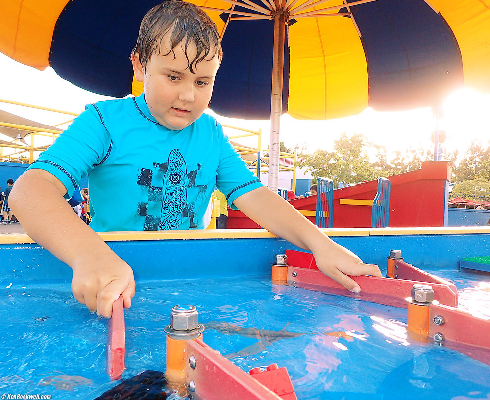 Ryan at the water table