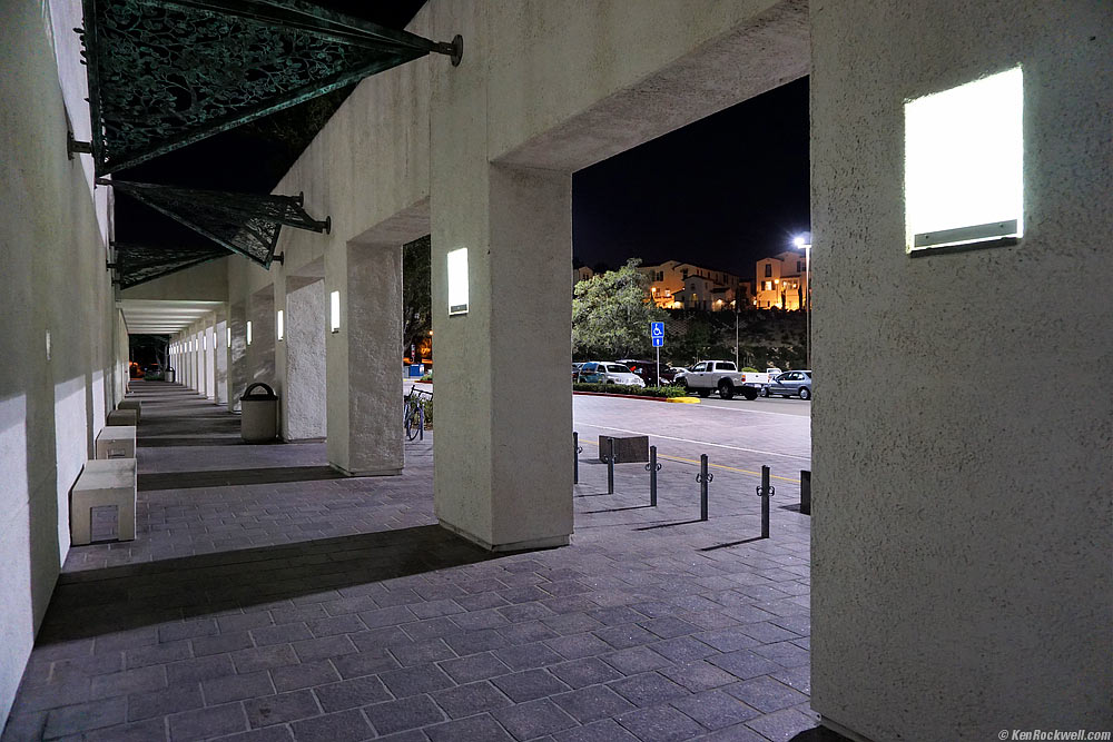 Carlabad Dove library at night