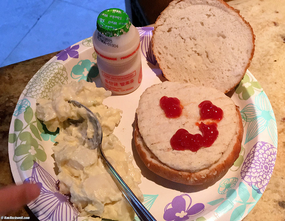 Ryan made this breakfast for himself.