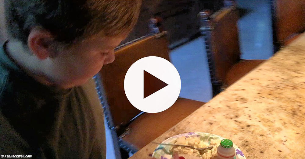 Ryan made this breakfast for himself.