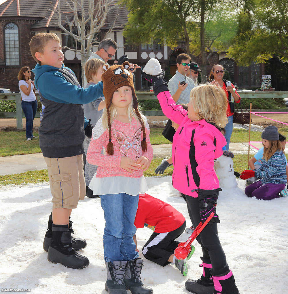 Snowballs with Caroline