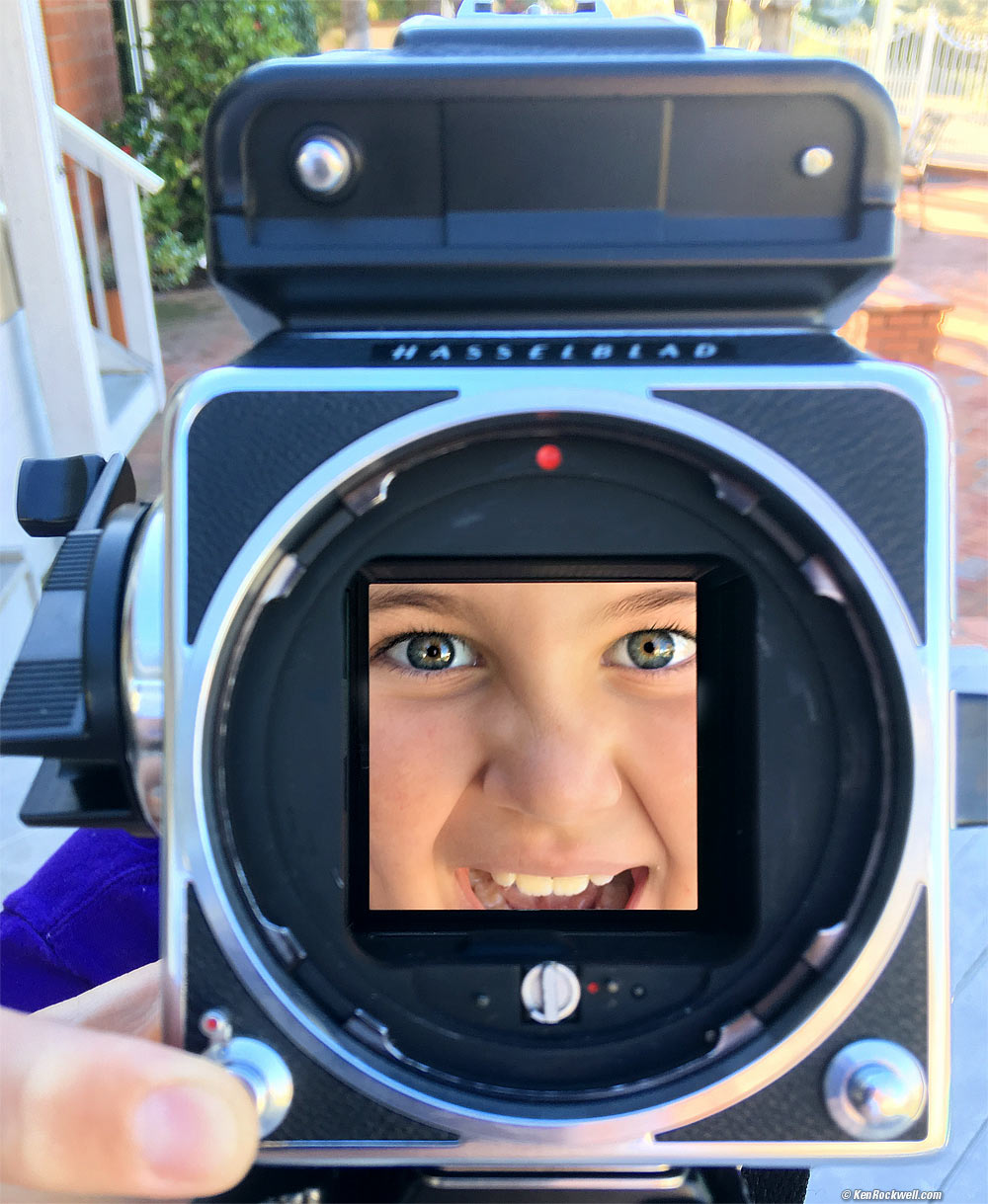 Ryan in a Hasselblad 500 C/M.