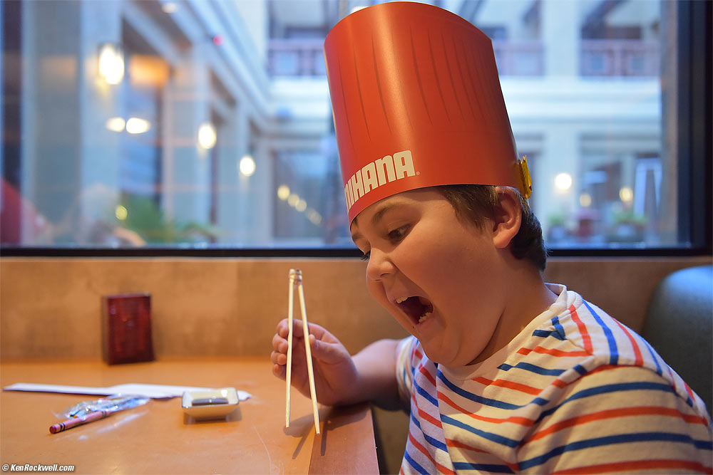 Ryan at Benihana