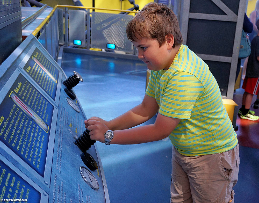 Ryan at the Science Museum