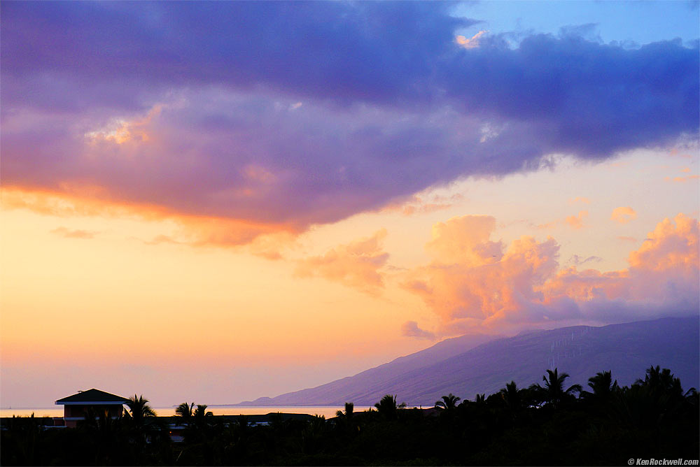The view towards Lahania