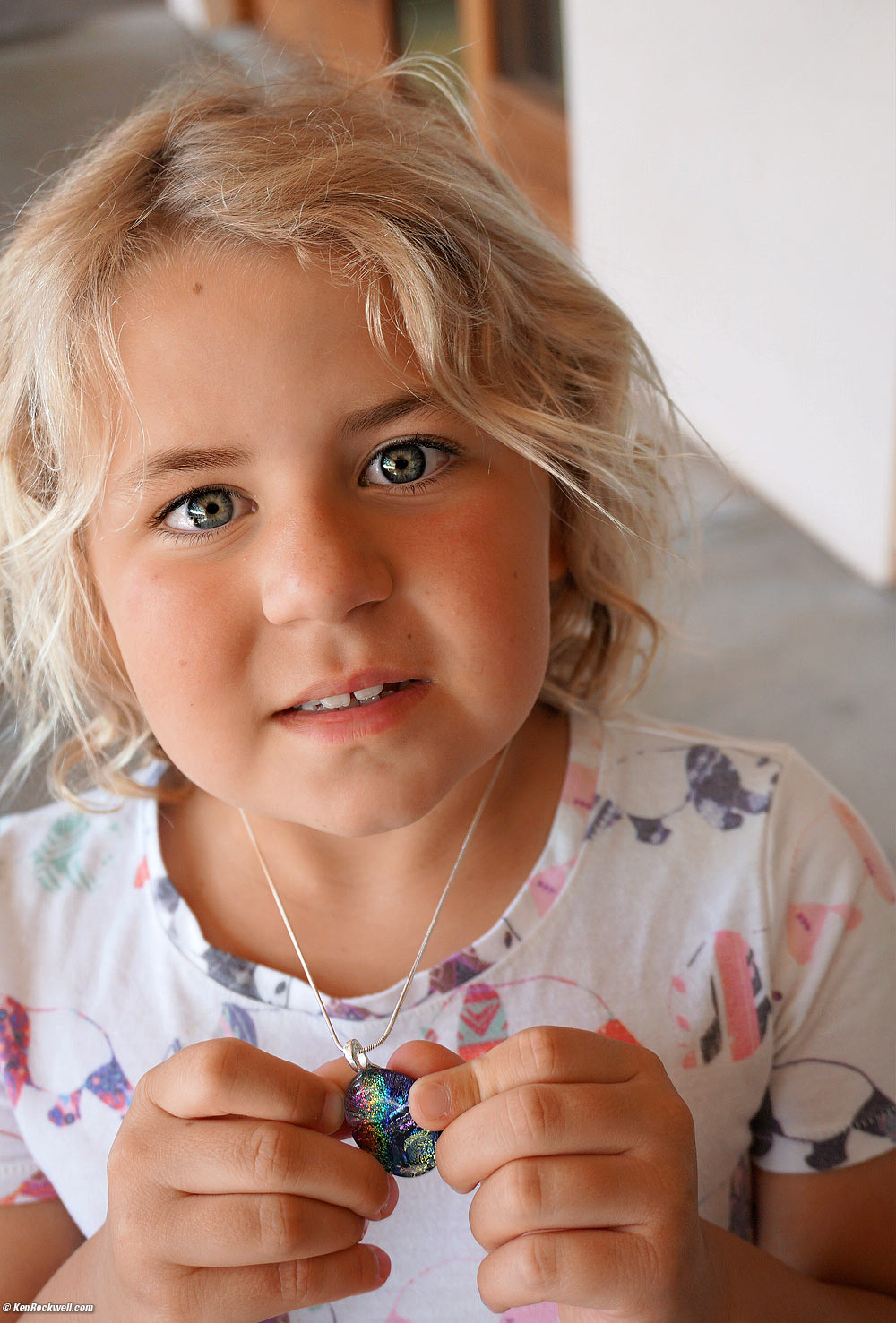 Katie scores a necklace