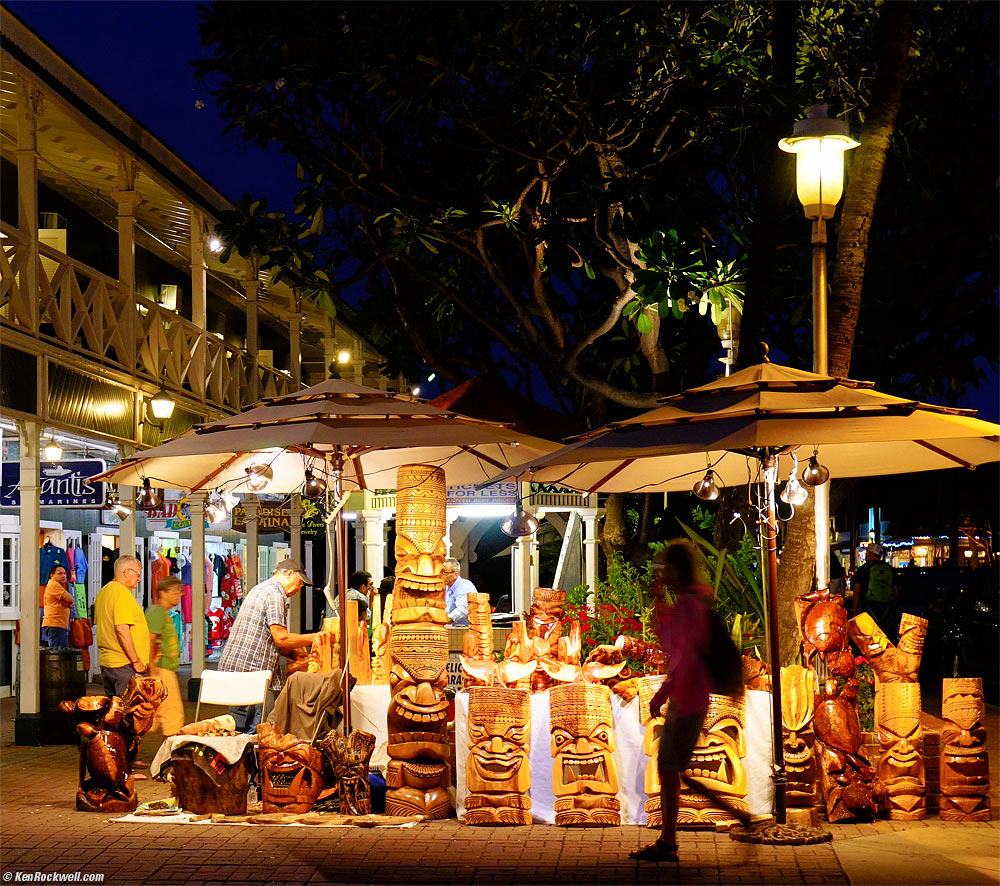 The Banyan Tree at night, Lahaina