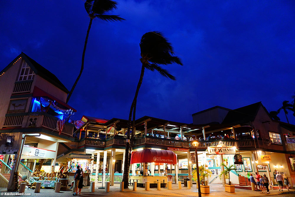 The Banyan Tree at night, Lahaina