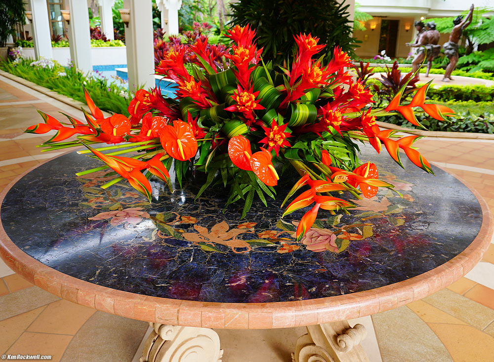 Flowers at the Grand Wailea, Maui