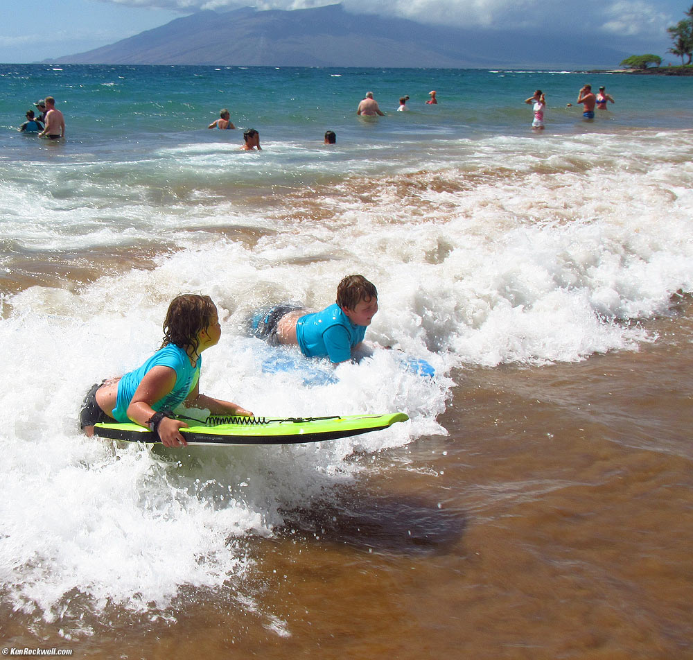 Ryan boogie boarding