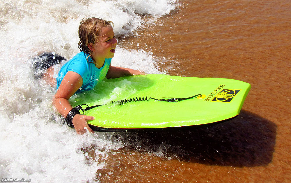 Katie boogie boarding