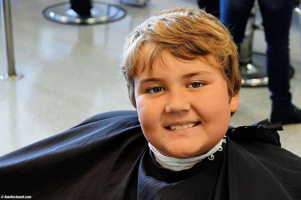 Ryan ready for a haircut.