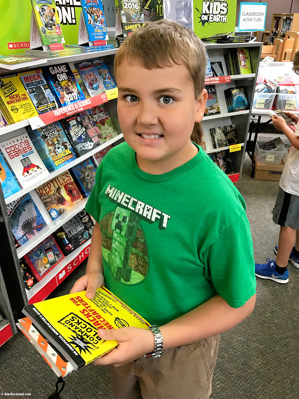 Ryan at the book fair. 