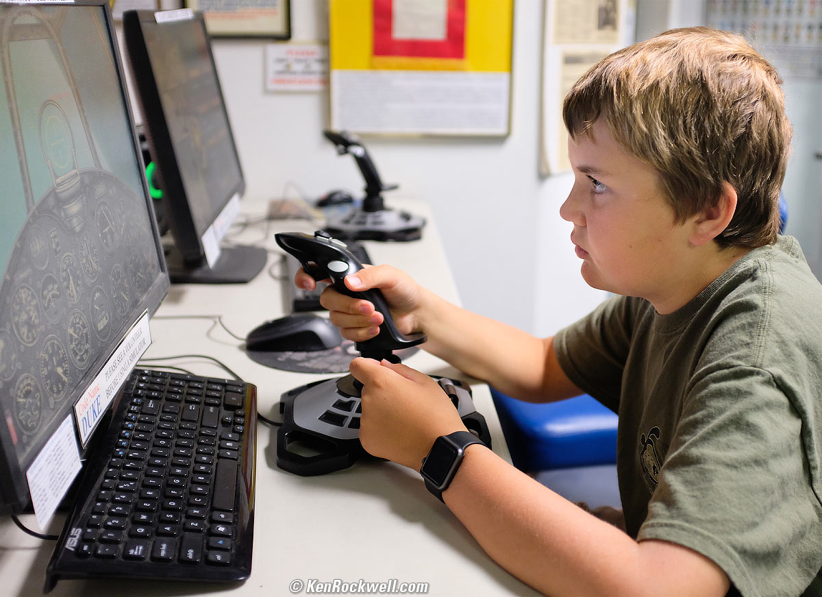 Ryan Flies a Simulator