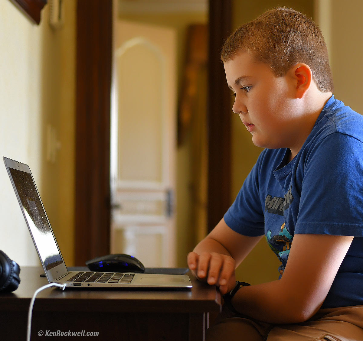Ryan and his MacBook Air
