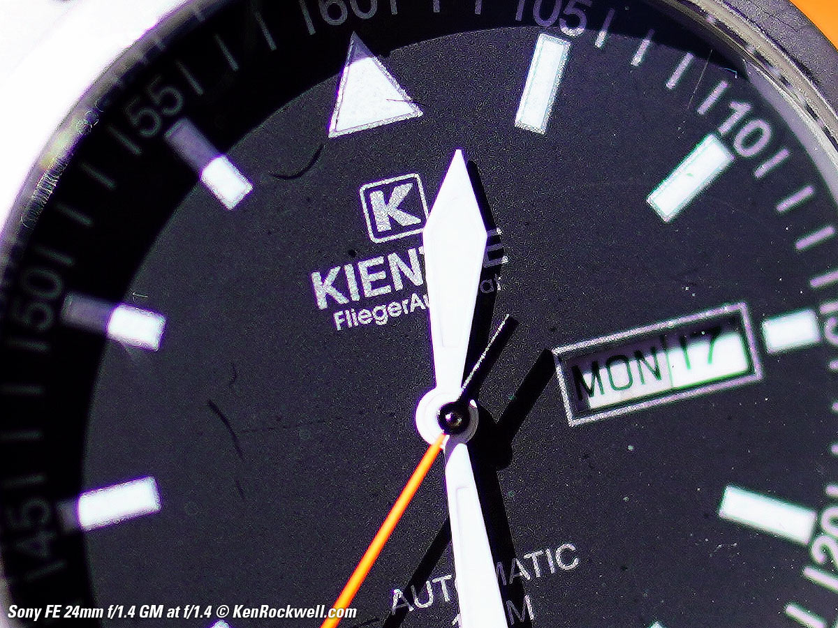 Sony 24mm f/1.4 Spherochromatism