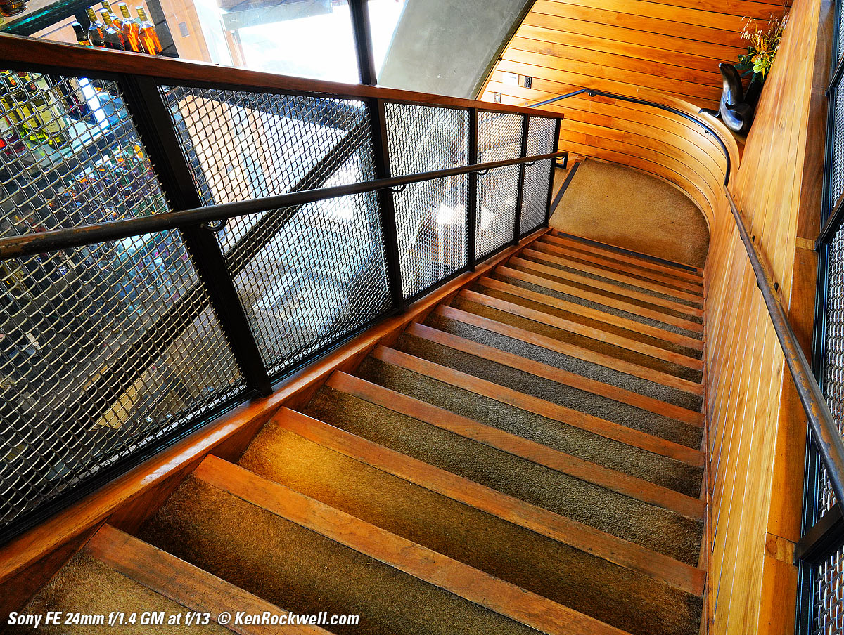 Stairs looking down, Sausalito