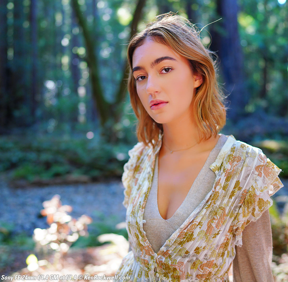 Model in Muir Woods