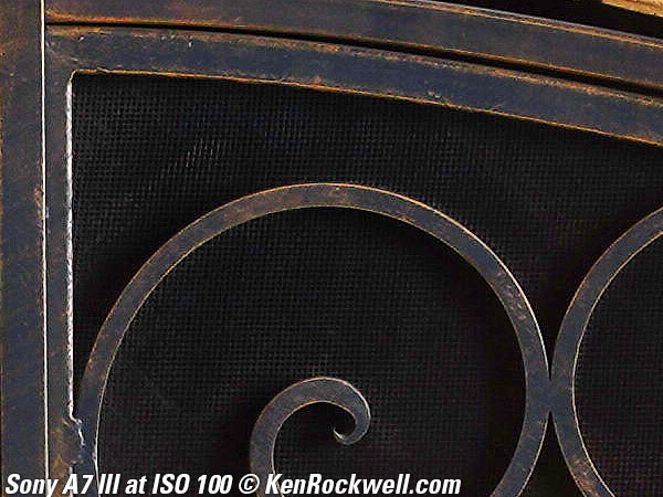 Sony A7 III High ISO sample image