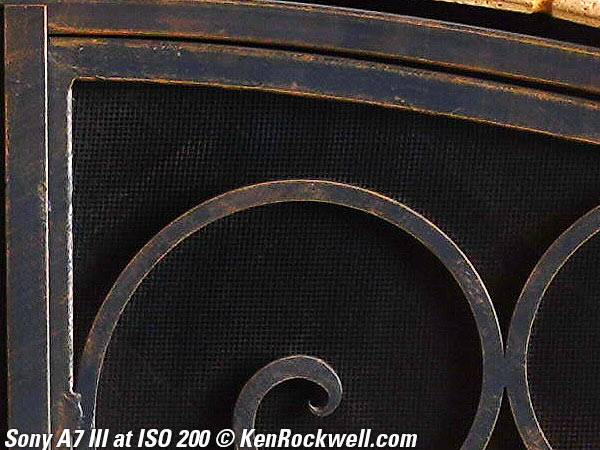 Sony A7 III High ISO sample image