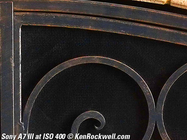 Sony A7 III High ISO sample image