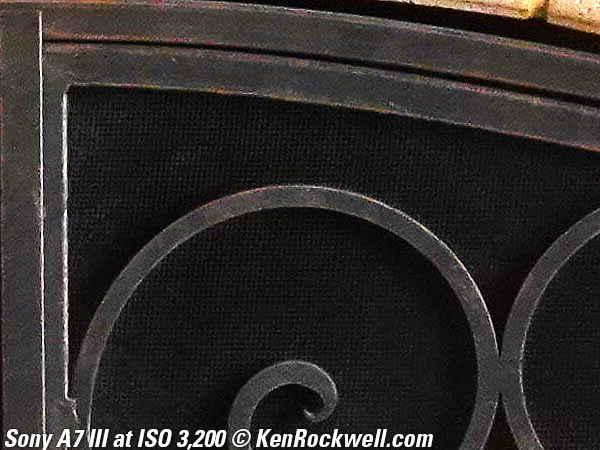 Sony A7 III High ISO sample image