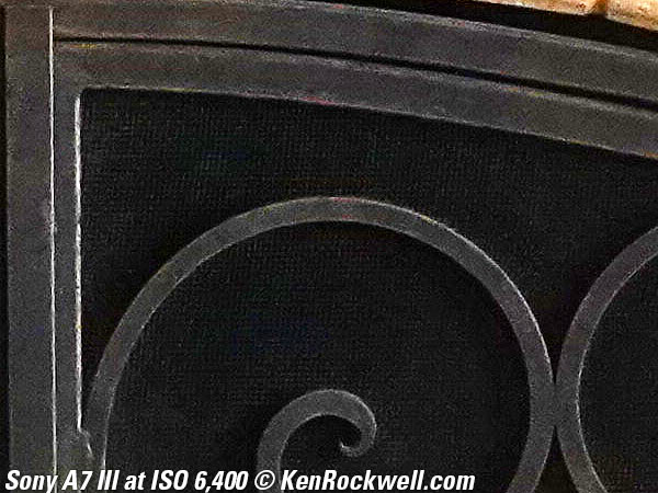 Sony A7 III High ISO sample image