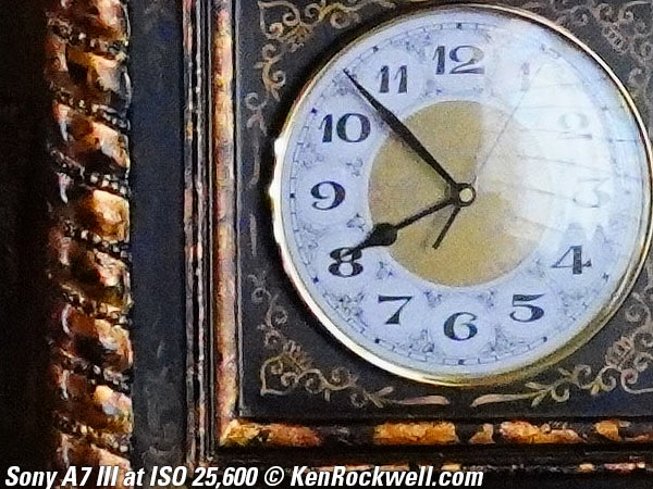 Sony A7 III High ISO sample image