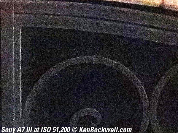 Sony A7 III High ISO sample image