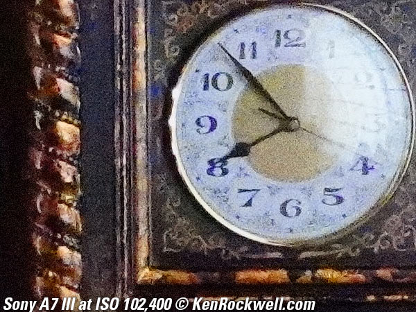 Sony A7 III High ISO sample image