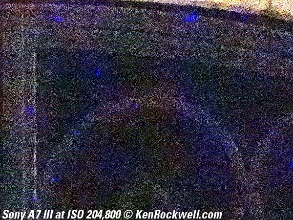 Sony A7 III High ISO sample image