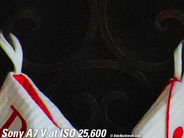 Sony A7 V High ISO Sample Image File