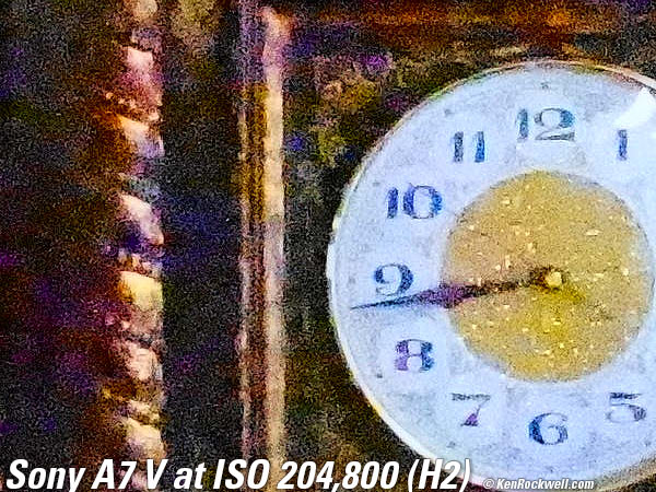 Sony A7 V High ISO Sample Image File