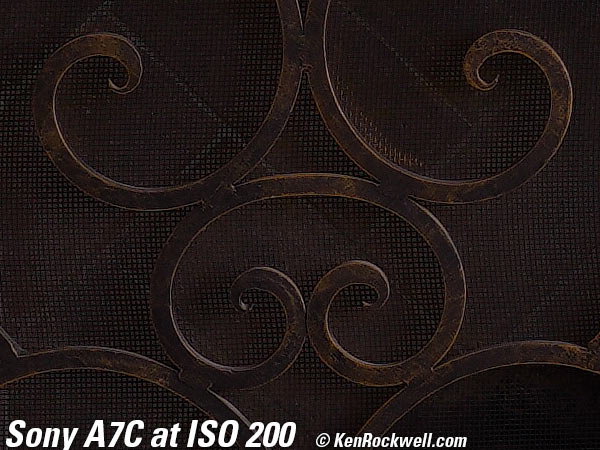 Sony A7C High ISO Sample Image File