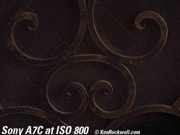 Sony A7C High ISO Sample Image File