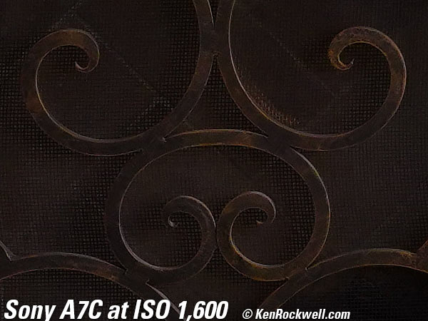 Sony A7C High ISO Sample Image File