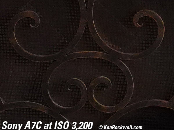 Sony A7C High ISO Sample Image File