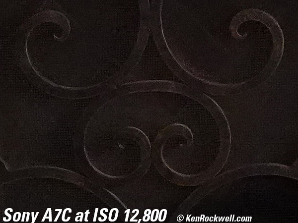 Sony A7C High ISO Sample Image File