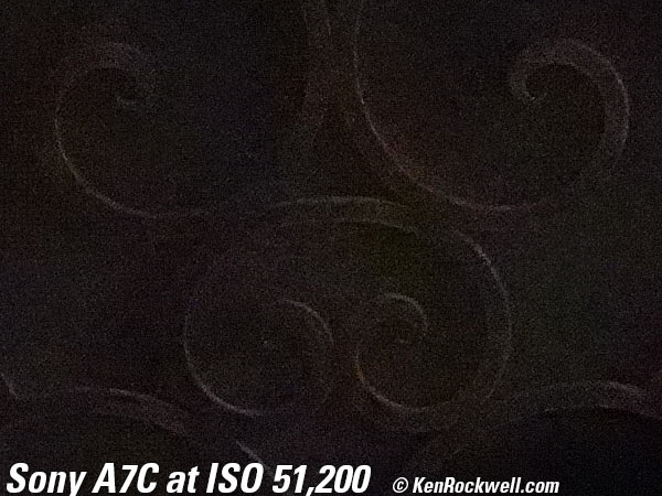 Sony A7C High ISO Sample Image File