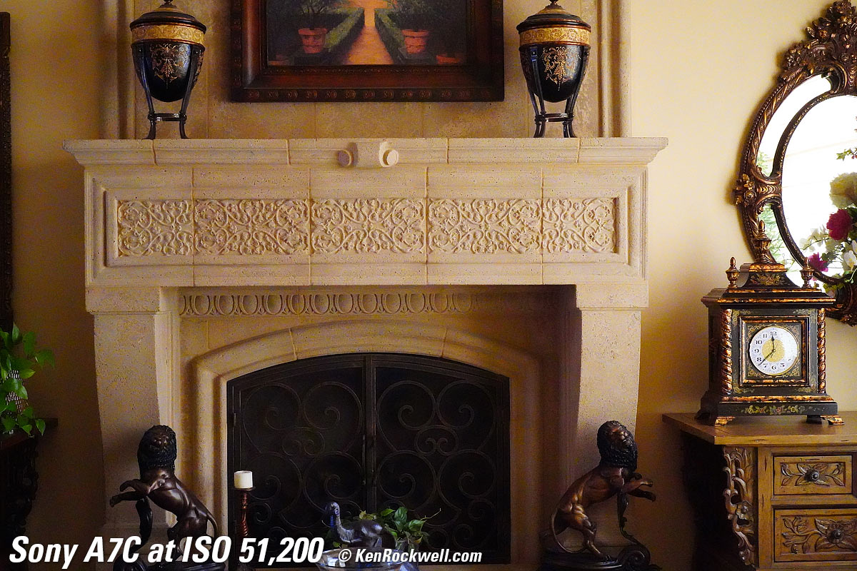 Sony A7C High ISO Sample Image File